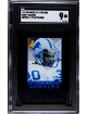 Barry Sanders signed 1997 Pinnacle Inscriptions On Card Auto- /2053- SGC Graded 9 Mint (Detroit Lions/HOF)