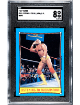 Hulk Hogan 1987 Topps Listening to Hulkamania WWF Card #38- SGC Graded 8 NM-MT