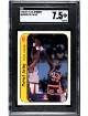 Patrick Ewing 1986-87 Fleer Rookie Sticker/Card (RC) #6- SGC Graded 7.5 NM+ (New York Knicks/HOF)