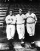 Babe Ruth, Lou Gehrig & Jimmie Foxx Vintage B&W 8x10 Photo (Yankees/A's)