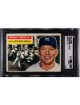 Mickey Mantle 1956 Topps #135 White Back SGC Slabbed Authentic Altered (Eye Appeal/Centered/NY Yakkees/HOF)