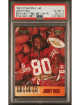 Jerry Rice signed 1993 Stadium Club Members Only Record Breaker Card -PSA Graded 6 EX-MT/ AUTO 8