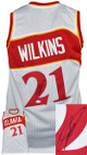 Dominique Wilkins signed Atlanta White TB Custom Stitched Basketball Jersey XL- JSA Witnessed