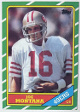 Joe Montana 1986 Topps Card #156 (San Francisco 49ers/HOF)