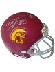 Dwayne Jarrett signed USC Trojans Riddell Mini Helmet - GTSM Hologram (Rose Bowl MVP)