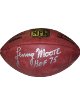 Lenny Moore signed Official NFL New Duke Football HOF 75- JSA Hologram #DD39366 (Baltimore Colts)