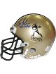 Gary Beban signed Heisman Authentic Gold Mini Helmet UCLA- JSA Hologram #CC09401