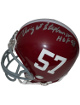 Dwight Stephenson signed Alabama Crimson Tide Riddell #57 Mini Helmet HOF 98- COA