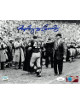 Howard "Hopalong" Cassady signed Ohio State Buckeyes Last Game 8x10 B&W Photo 55- JSA- w/ Woody Hayes (Heisman)