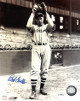 Bob Feller signed Cleveland Indians 8x10 Vintage Sepia Photo- JSA Hologram (Wind-up)