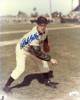 Bob Feller signed Cleveland Indians 8x10 Color Photo- JSA Hologram (Vertical-Pitching)