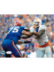 Derek Barnett signed Tennessee Volunteers 8x10 Photo #9- JSA Hologram (horizontal vs Florida)