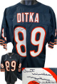 Mike Ditka signed Chicago Bears Official Wilson NFL Licensed Authentic Proline #89 Game Jersey- JSA #AC92235- Size 46/Navy TB