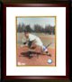 Johnny Podres signed Brooklyn Dodgers 8x10 Pitching Photo Custom Framing - COA