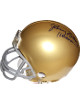 Johnny Lattner signed Notre Dame Fighting Irish Mini Helmet Heisman '53- JSA Hologram (left side sig)