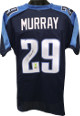 DeMarco Murray signed Dark Blue Custom Stitched Pro Style Football Jersey XL-Tri-Star & Murray Holograms