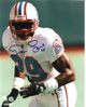 Darryll Lewis signed Houston Oilers 8x10 Photo