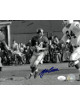 Y.A. Tittle signed New York Giants Passing 8X10 B&W Photo- JSA Hologram